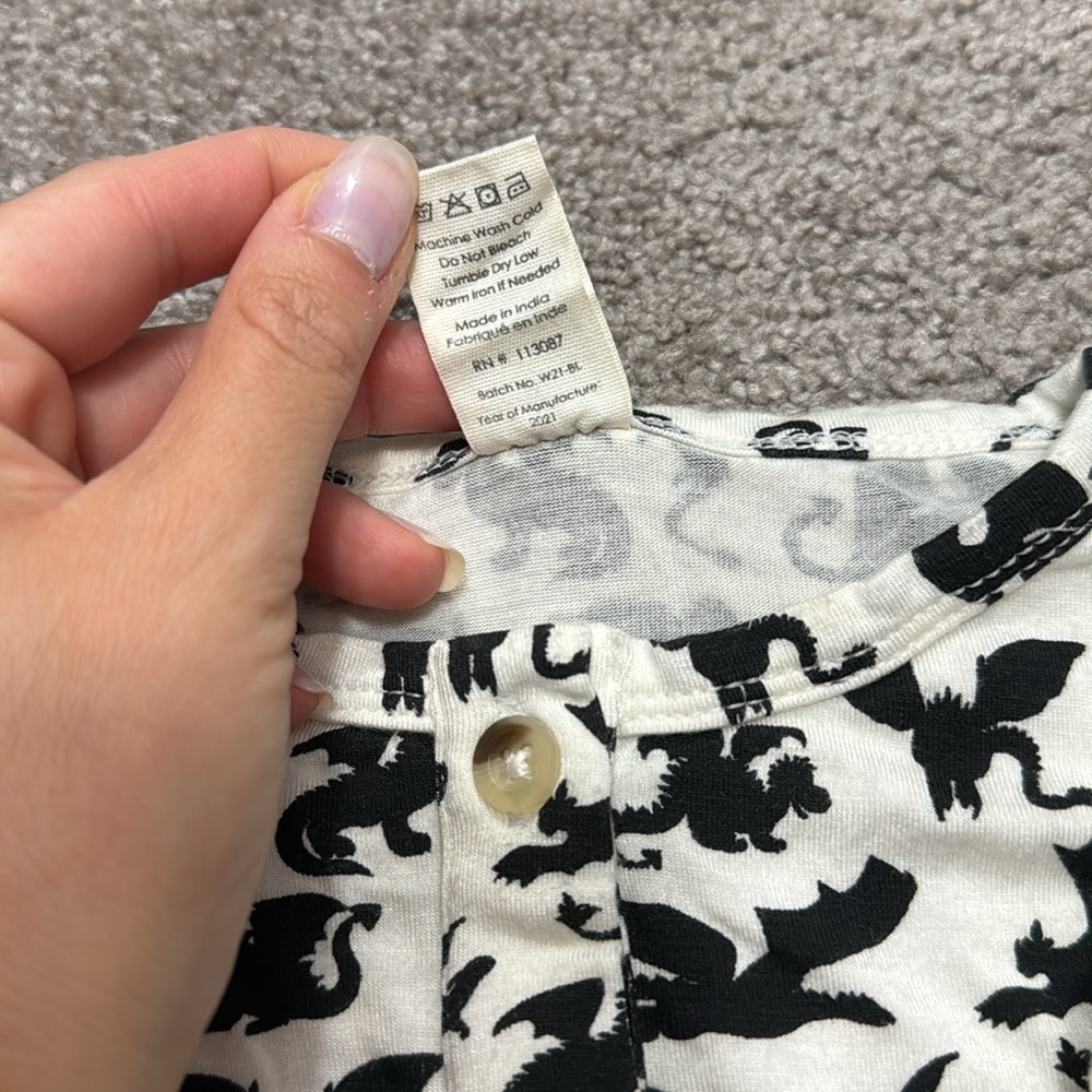 Kate Quinn Dragons Frilly Buttondown Jumpsuit - Picture 2 of 6